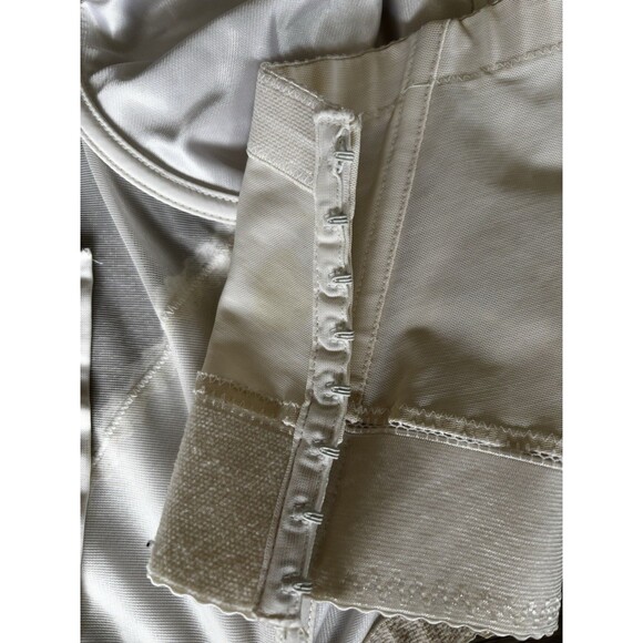 vtg fredericks of hollywood White Strapless Bustier Corset Shapewear 40c - Picture 4 of 12